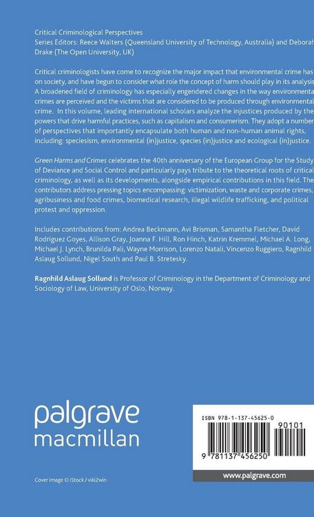 Produktbild: Green Harms and Crimes