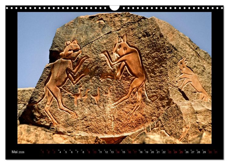 Produktbild: Durch die SAHARA - Libyens W&uuml;sten (Wandkalender 2026 DIN A3 quer), CALVENDO Monatskalender