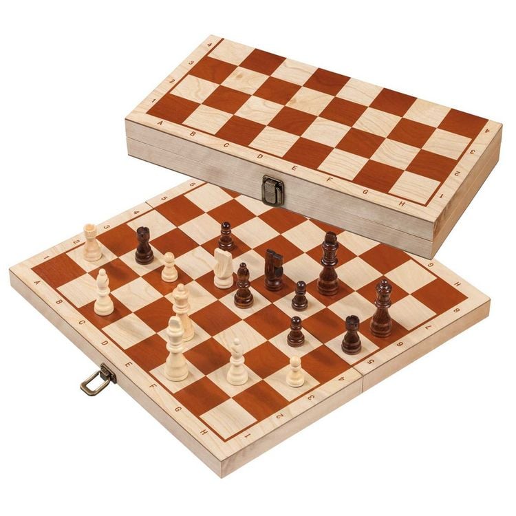 Produktbild: Philos 2609 - Schachkassette, Feld 42 mm, Holz, Brettspiel, Strategiespiel