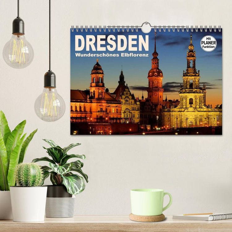 Produktbild: Dresden - Wundersch&ouml;nes Elbflorenz (Wandkalender 2026 DIN A4 quer), CALVENDO Monatskalender