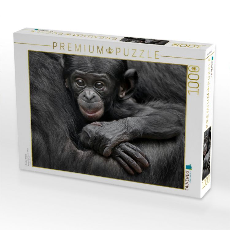 Produktbild: CALVENDO Puzzle Bonobo XEKELE | 1000 Teile Lege-Gr&ouml;&szlig;e 64x48cm Foto-Puzzle f&uuml;r gl&uuml;ckliche Stunden