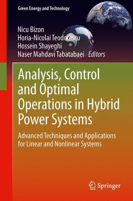 Produktbild: Analysis, Control and Optimal Operations in Hybrid Power Systems