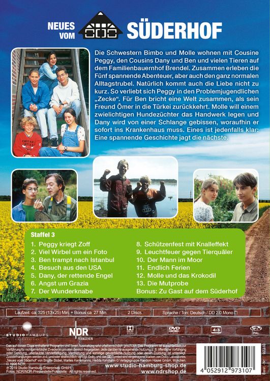 Produktbild: Neues vom S&uuml;derhof - Staffel 3 ("S&uuml;derhof II") [2 DVDs]