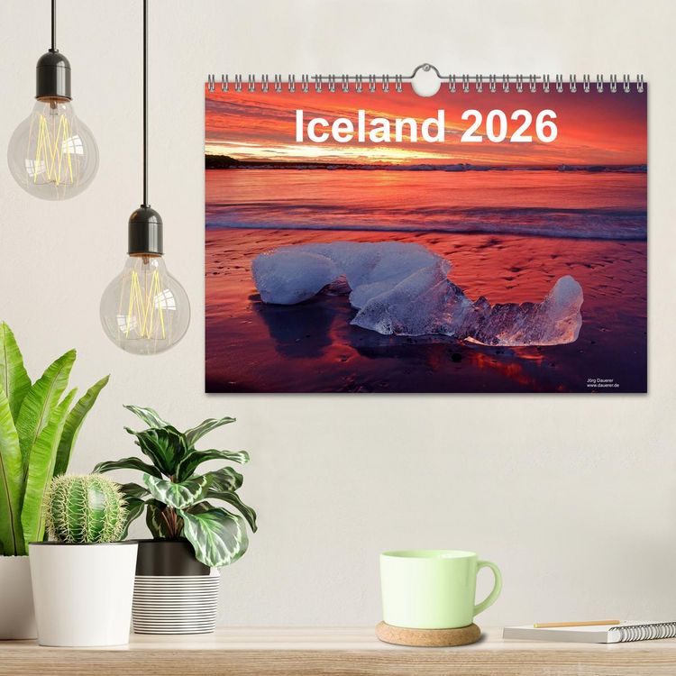 Produktbild: Iceland 2026 (Wall Calendar 2026 DIN A4 landscape), CALVENDO 12 Month Wall Calendar