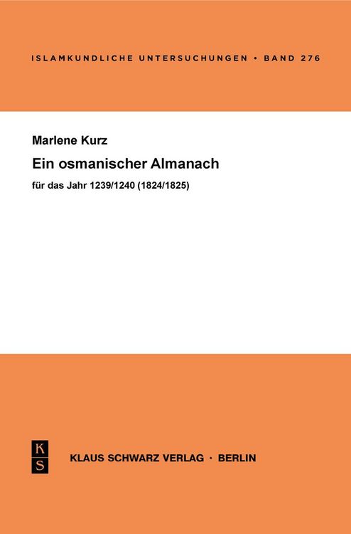 Produktbild: Ein osmanischer Almanach für das Jahr 1239/1825