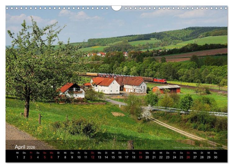 Produktbild: Eisenbahn in Mitteldeutschland (Wandkalender 2026 DIN A3 quer), CALVENDO Monatskalender