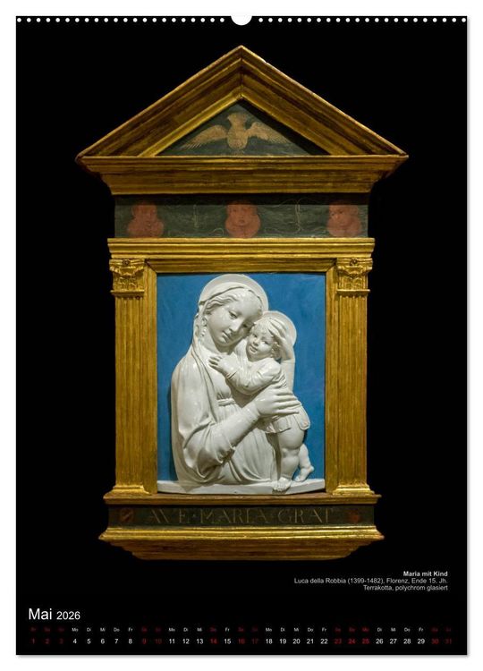 Produktbild: Maria - Mutter Gottes (Wandkalender 2026 DIN A2 hoch), CALVENDO Monatskalender
