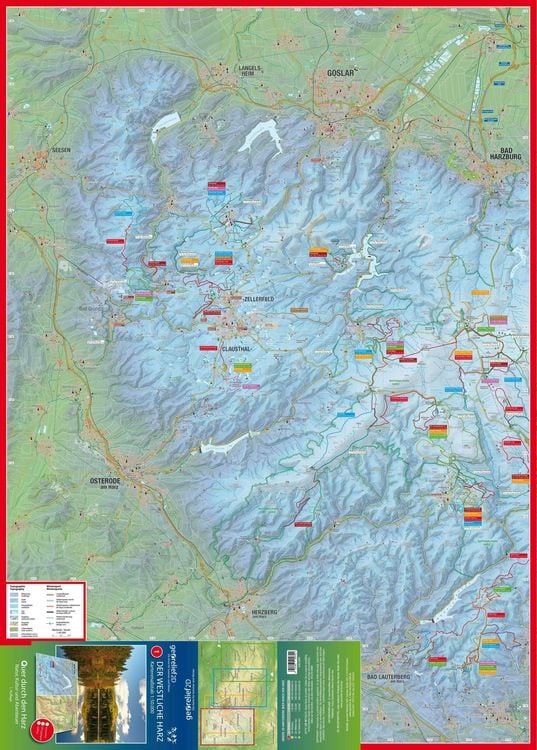 Produktbild: Wanderkarte Der Westliche Harz 1:50.000