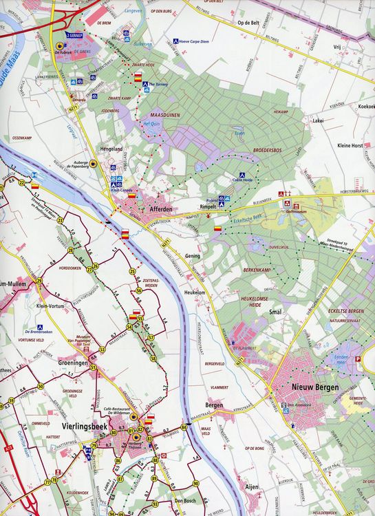 Produktbild: Maasduinen ( Nieuw-Bergen) 1:33 000