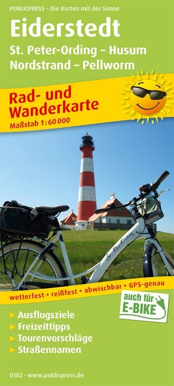 Produktbild: Eiderstedt, St. Peter-Ording - Husum - Nordstrand - Pellworm 1:60 000