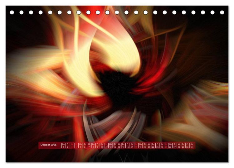 Produktbild: Zen der Farben - Meditative Bilder (Tischkalender 2026 DIN A5 quer), CALVENDO Monatskalender