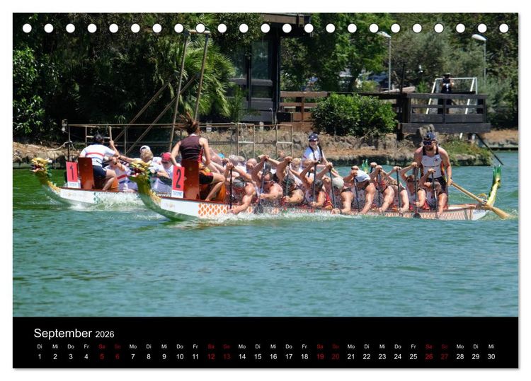 Produktbild: Drachenboot - MissionRome (Tischkalender 2026 DIN A5 quer), CALVENDO Monatskalender