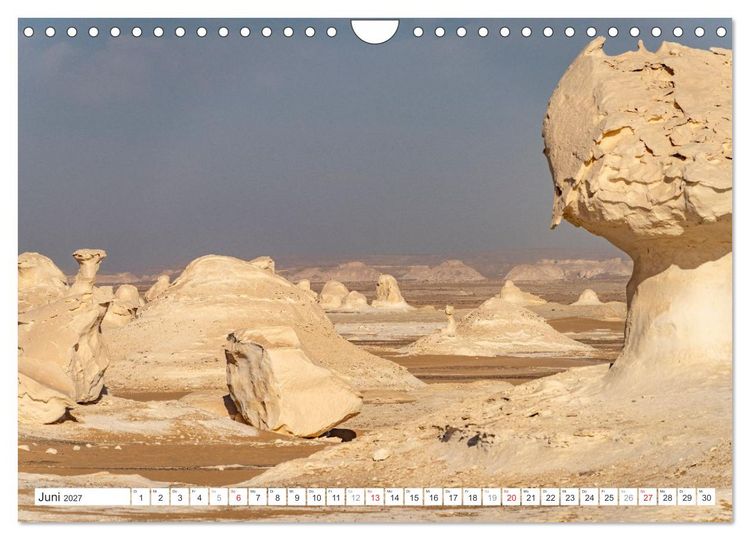 Produktbild: &Auml;gypten - die Weisse W&uuml;ste (Wandkalender 2027 DIN A4 quer), CALVENDO Monatskalender
