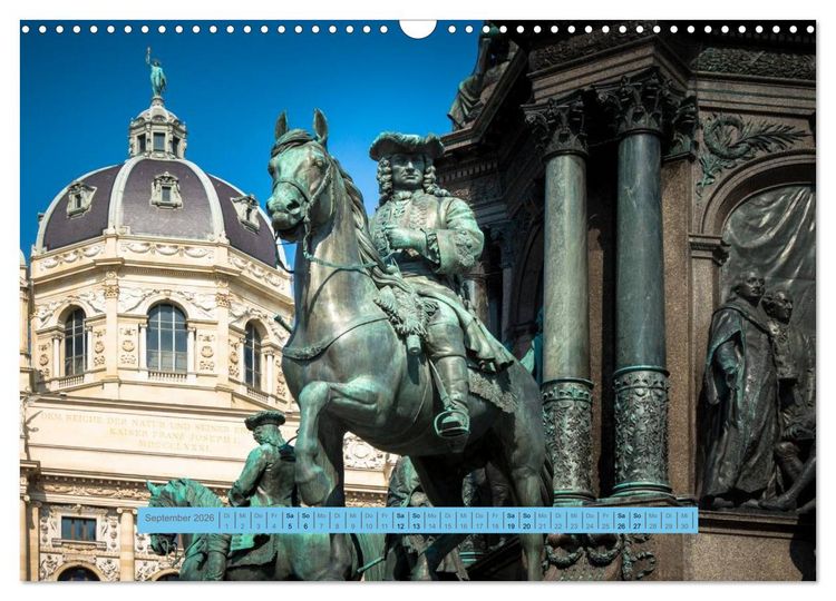 Produktbild: Wien f&uuml;r Liebhaber und Interessierte (Wandkalender 2026 DIN A3 quer), CALVENDO Monatskalender