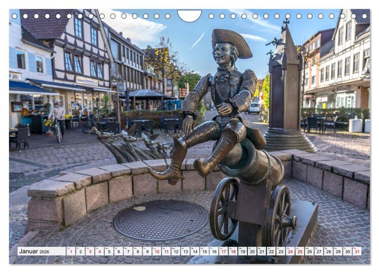 Produktbild: Das Weserbergland (Wandkalender 2026 DIN A4 quer), CALVENDO Monatskalender