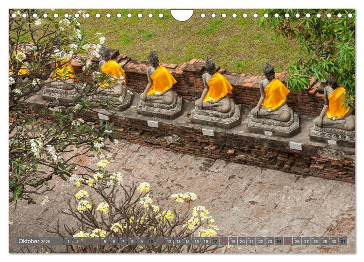 Produktbild: Buddha - Momente der inneren Einkehr (Wandkalender 2026 DIN A4 quer), CALVENDO Monatskalender