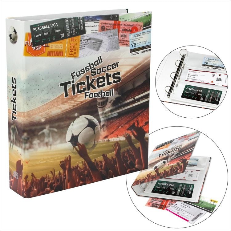 Produktbild: Ticket Album f&uuml;r Fu&szlig;ball-Tickets