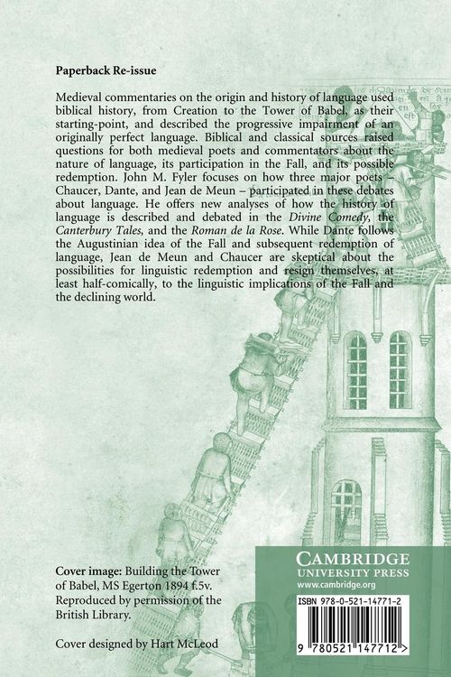 Produktbild: Language and the Declining World in Chaucer, Dante, and Jean de Meun