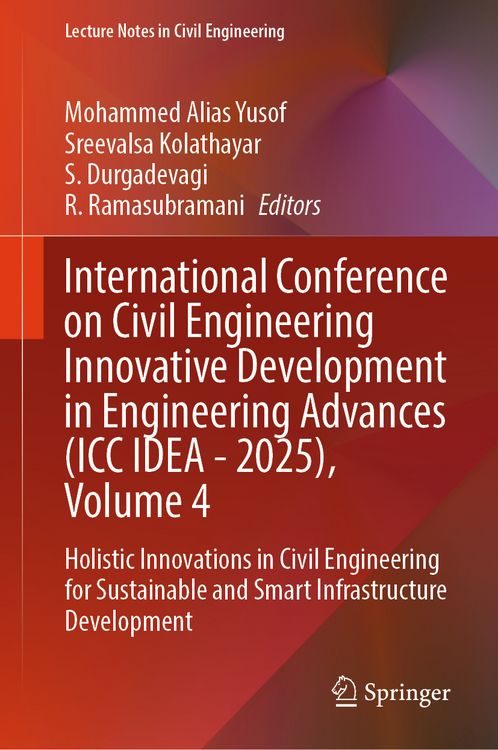 Produktbild: International Conference on Civil Engineering Innovative Development in Engineering Advances (ICC IDEA - 2025), Volume 4