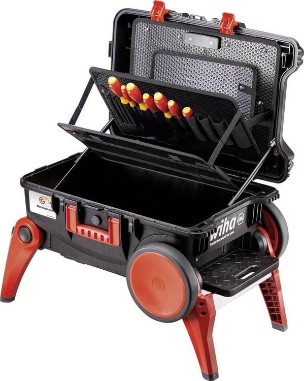 Produktbild: Wiha 44129 Elektriker, Handwerker, Profi, VDE Werkzeugkoffer unbest&uuml;ckt 1 St&uuml;ck (L x B x H) 680 x 336 x 497 mm