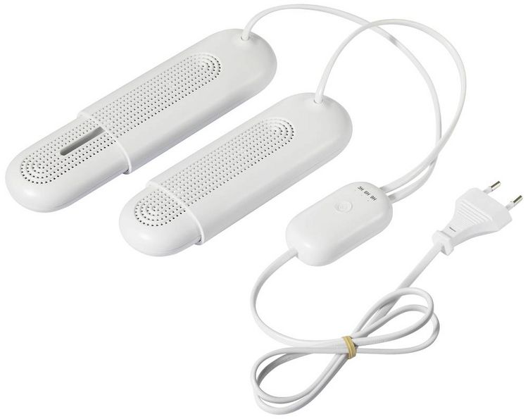 Produktbild: SJ-A03 Schuhtrockner (L x B x H) 17 x 5.6 x 3.4cm Wei&szlig;