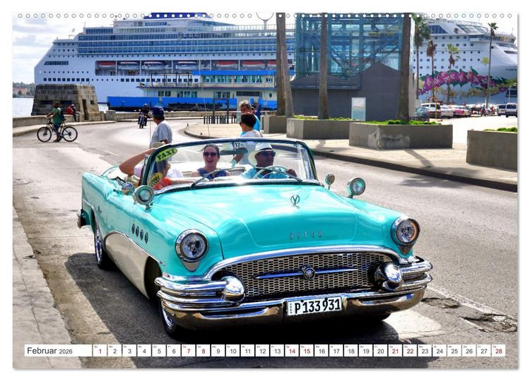 Produktbild: Traum in T&uuml;rkis - Buick Super 50 (Wandkalender 2026 DIN A2 quer), CALVENDO Monatskalender