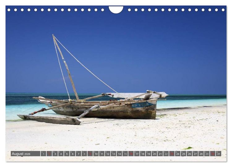 Produktbild: Sansibar (Wandkalender 2026 DIN A4 quer), CALVENDO Monatskalender