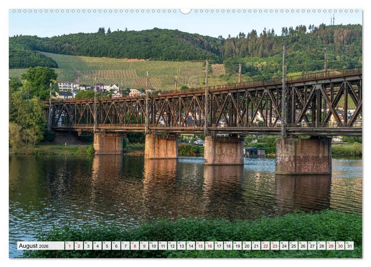Produktbild: Die Mosel - Landkreis Cochem - Zell (hochwertiger Premium Wandkalender 2026 DIN A2 quer), Kunstdruck in Hochglanz