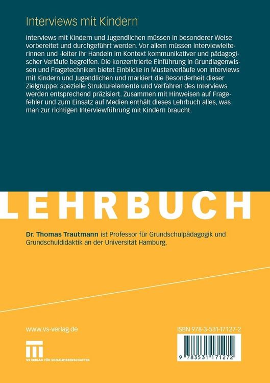 Produktbild: Interviews mit Kindern
