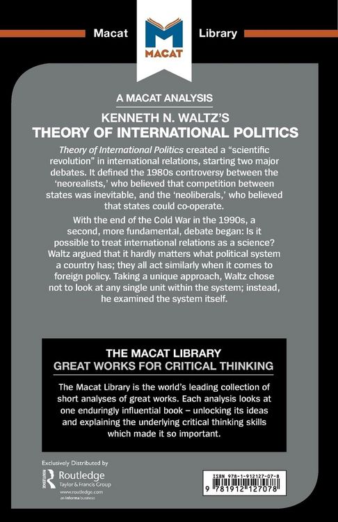 Produktbild: An Analysis of Kenneth Waltz's Theory of International Politics