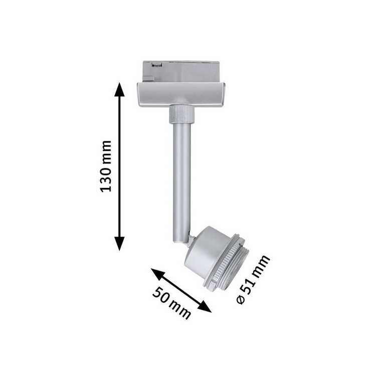 Produktbild: Paulmann DecoSystems Hochvolt-Schienensystem-Leuchte URail GZ10 3.5W LED Chrom (matt)
