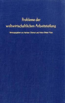 Produktbild: Probleme der weltwirtschaftlichen Arbeitsteilung.