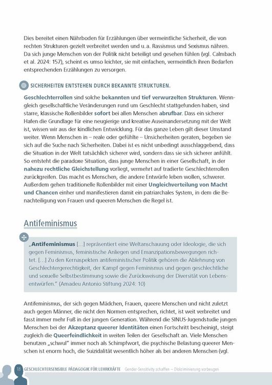Produktbild: Geschlechtersensible P&auml;dagogik f&uuml;r Lehrkr&auml;fte