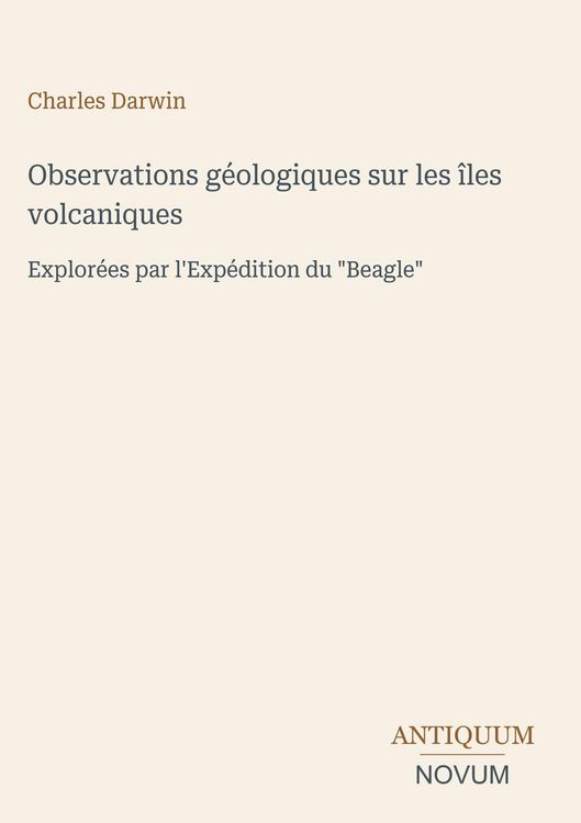 Produktbild: Observations g&eacute;ologiques sur les &icirc;les volcaniques