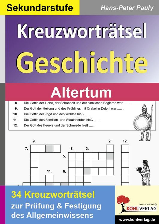 Produktbild: Kreuzwortr&auml;tsel Geschichte / Altertum