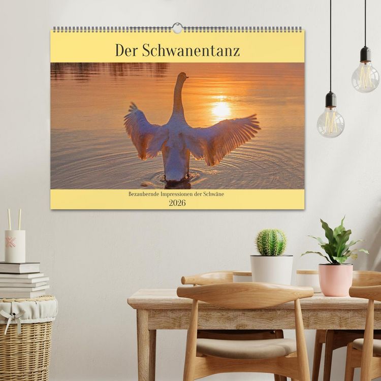 Produktbild: Der Schwanentanz (Wandkalender 2026 DIN A2 quer), CALVENDO Monatskalender