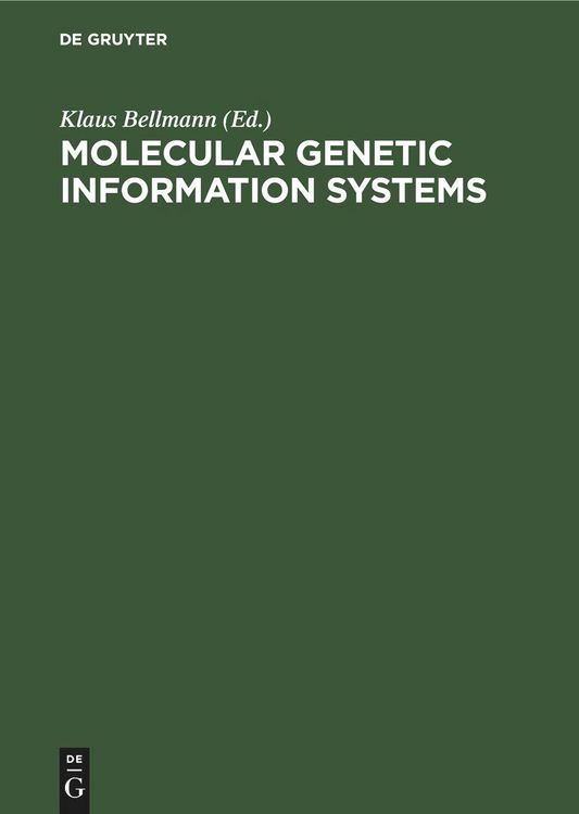 Produktbild: Molecular Genetic Information Systems