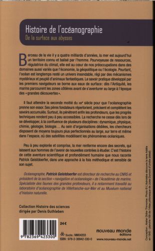 Produktbild: Histoire de l'oc&eacute;anographie : de la surface aux abysses