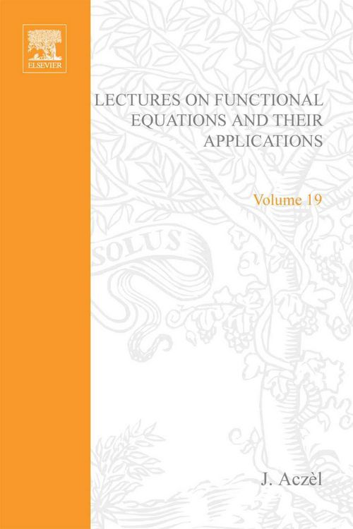 Produktbild: Lectures on Functional Equations and Their Applications