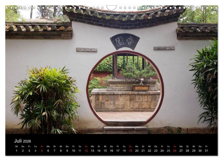 Produktbild: Yunnan - Reiseimpressionen (Wandkalender 2026 DIN A3 quer), CALVENDO Monatskalender
