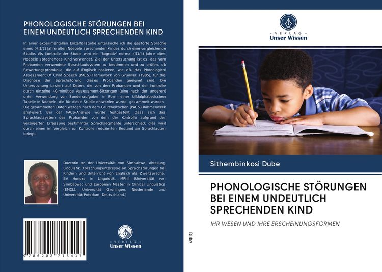 Produktbild: Phonologische St&ouml;rungen bei Einem Undeutlich Sprechenden Kind