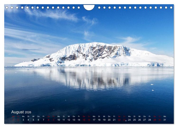Produktbild: Antarktis, die eisige Heimat der Pinguine (Wandkalender 2026 DIN A4 quer), CALVENDO Monatskalender