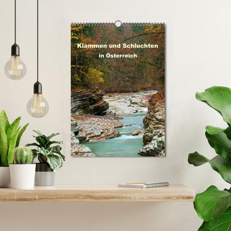 Produktbild: Klammen und Schluchten in &Ouml;sterreich 2026 (Wandkalender 2026 DIN A3 hoch), CALVENDO Monatskalender