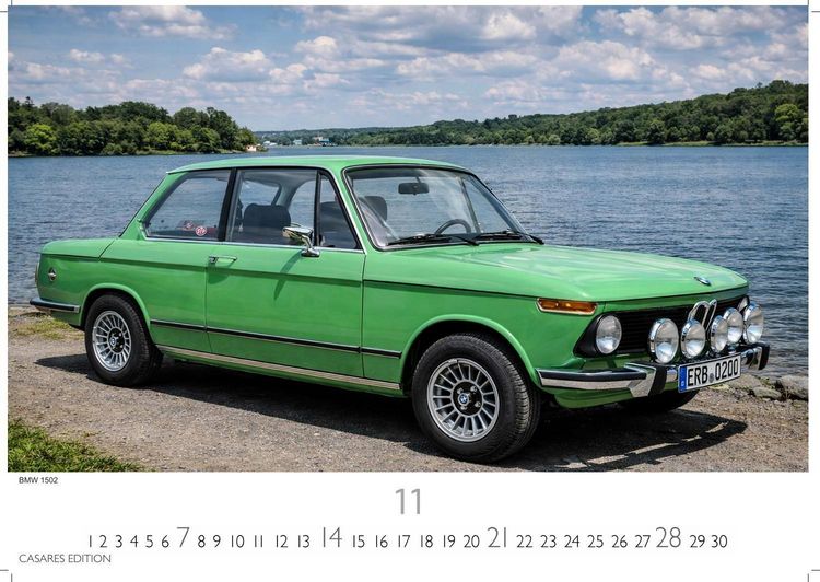 Produktbild: BMW Classic Cars Kalender 2027 &ndash; Wandkalender | Fotokalender Oldtimer 35x50cm BMW Odltimer - Hochwertiger Oldtimer Kalender.