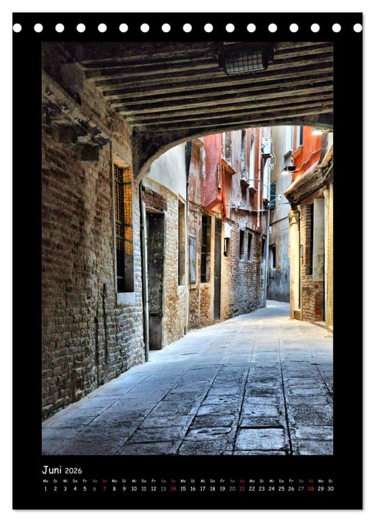 Produktbild: Venedig (Tischkalender 2026 DIN A5 hoch), CALVENDO Monatskalender