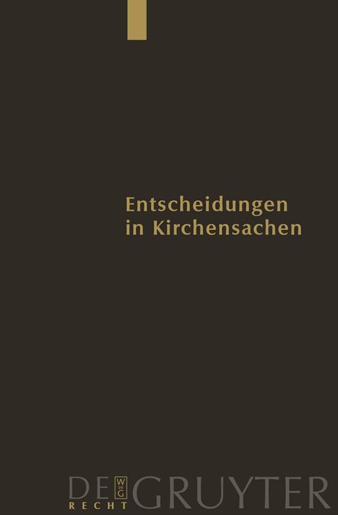 Produktbild: Entscheidungen in Kirchensachen seit 1946 / 1.1.-31.12.2005
