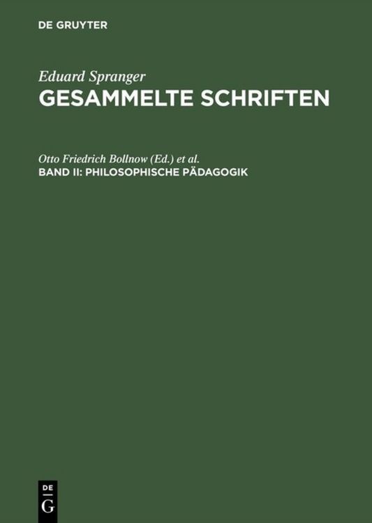 Produktbild: Philosophische P&auml;dagogik