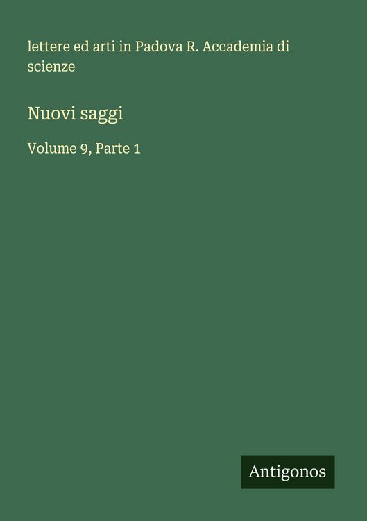 Produktbild: Nuovi saggi