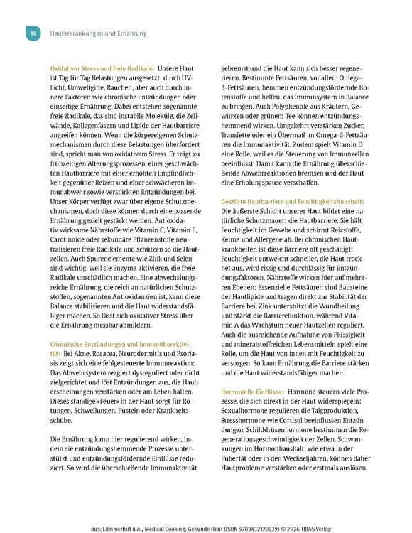Produktbild: Medical Cooking: Gesunde Haut