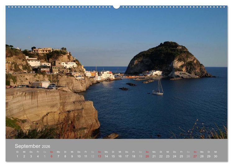 Produktbild: Ischia, die gr&uuml;ne Insel (hochwertiger Premium Wandkalender 2026 DIN A2 quer), Kunstdruck in Hochglanz